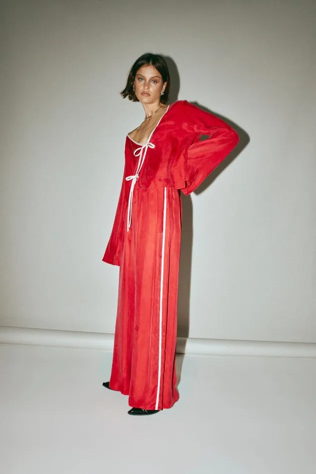 VRG GRL Moonscapes Pants Chilli Women Pants
