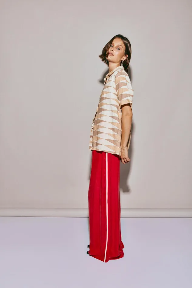 VRG GRL Moonscapes Pants Chilli Women Pants VRG GRL Moonscapes Pants Chilli Women Pants