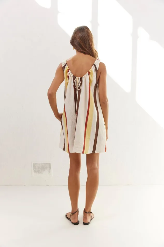 VRG GRL Rio Linen Mini Dress Ace Women Mini Dresses