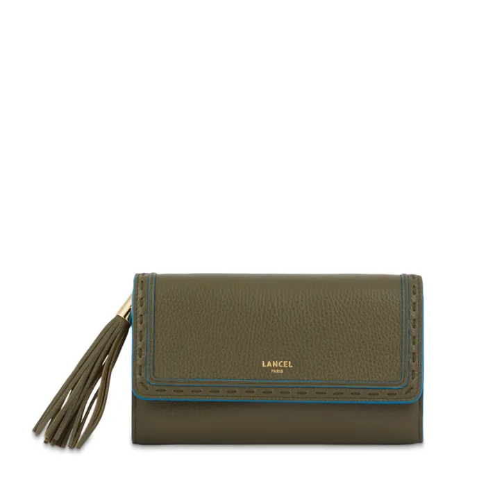 Wallet Chain Dark Kaki Women Lancel Wallet