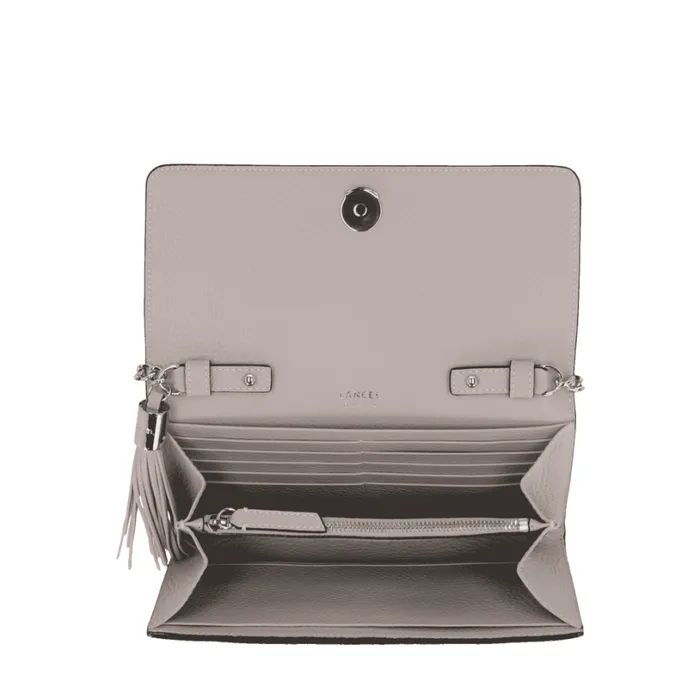 Wallet Chain Multico Grey Mauve Women Lancel Wallet Wallet Chain Multico Grey Mauve Women Lancel Wallet