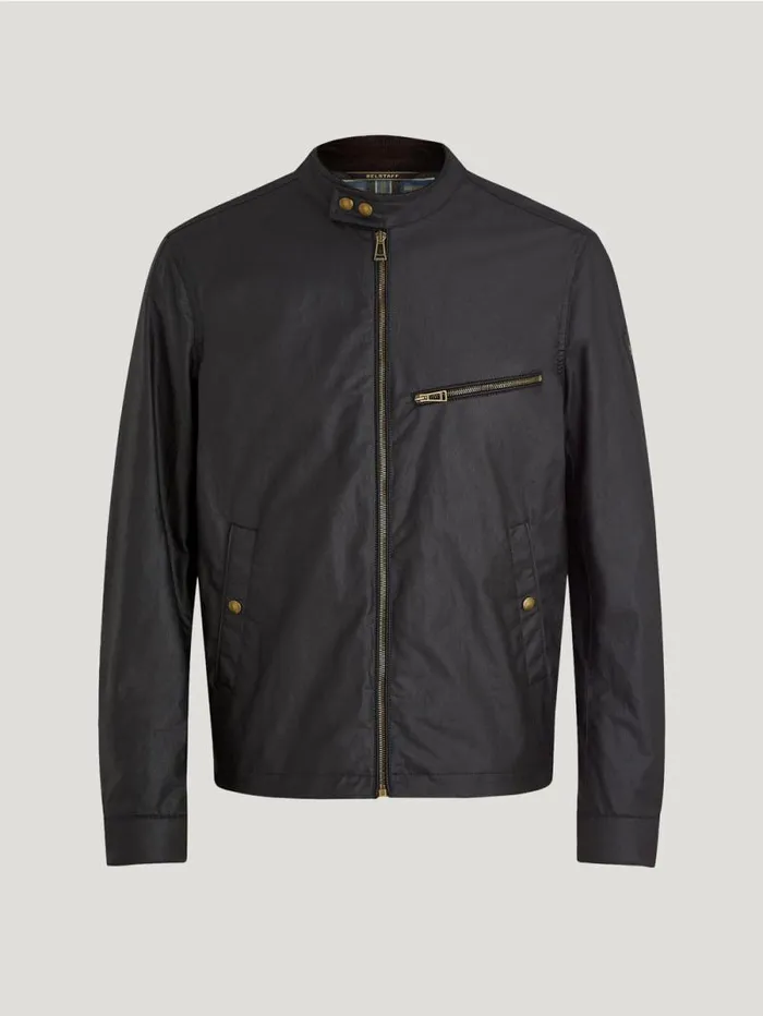 Waxed Jackets Men Belstaff Walkham Jacket Black