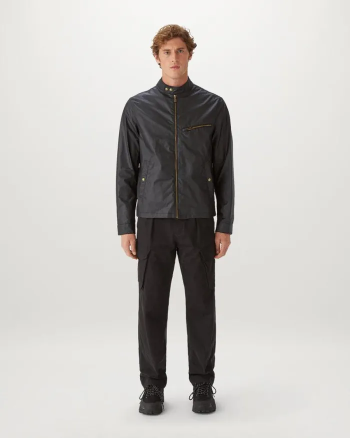 Waxed Jackets Men Belstaff Walkham Jacket Black Waxed Jackets Men Belstaff Walkham Jacket Black
