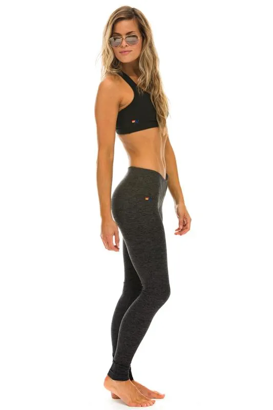 Women Activewear Aviator Nation AVIATOR NATION FULL LENGTH LEGGINGS 8211 CHARCOAL