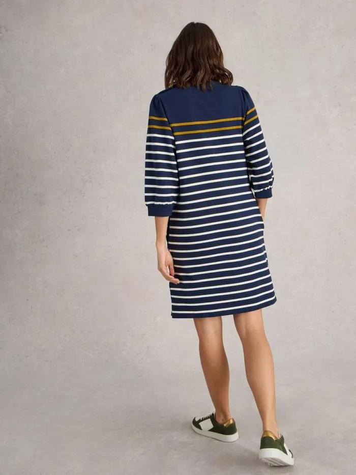 Women Amy Stripe Dress Navy Multi White Stuff Dresses Women Amy Stripe Dress Navy Multi White Stuff Dresses