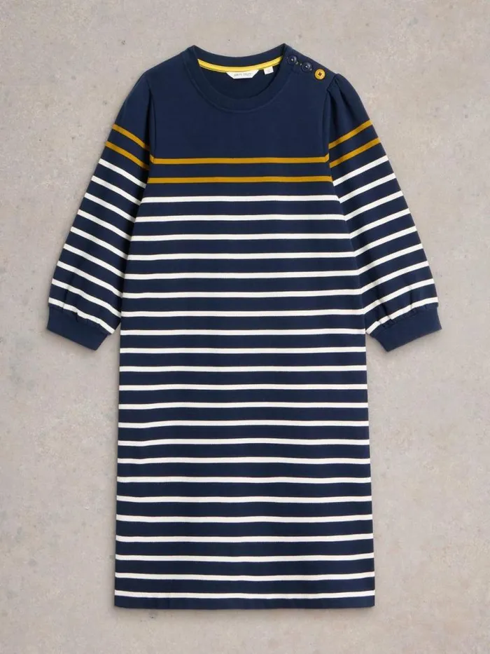 Women Amy Stripe Dress Navy Multi White Stuff Dresses Women Amy Stripe Dress Navy Multi White Stuff Dresses
