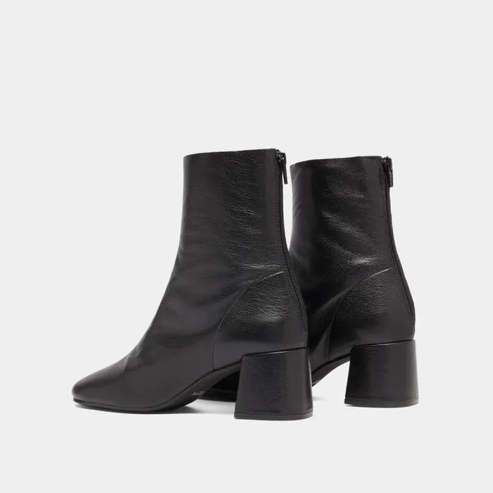 Women Ankle Boots With Rear Zips Black JONAK Ankle Boots Lowboots Women Ankle Boots With Rear Zips Black JONAK Ankle Boots Lowboots