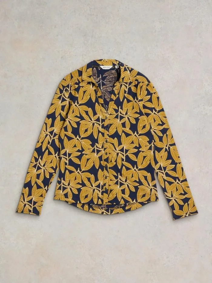 Women ANNIE LONG SLEEVE PRINTED SHIRT Navy Print White Stuff Tops and Tees Women ANNIE LONG SLEEVE PRINTED SHIRT Navy Print White Stuff Tops and Tees