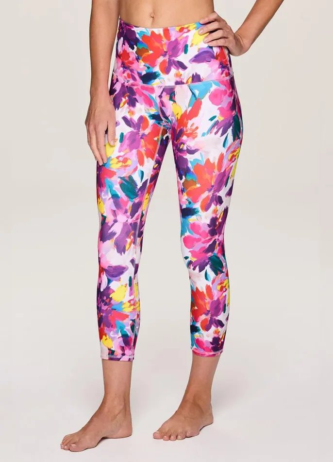 Women Bali Super Soft Capri Multi RBX Active Leggings