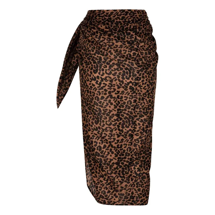Women Beach Cover Ups Love Stories Chloe Pareo Scarf Leopard