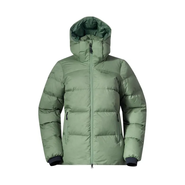 Women Bergans Of Norway Down Jackets Lava Warm Down Jacket WHood Jade Green