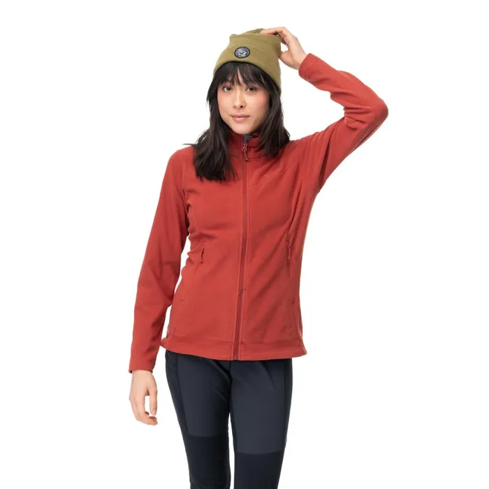 Women Bergans Of Norway Fleece Finnsnes Fleece W Jacket Chianti Red