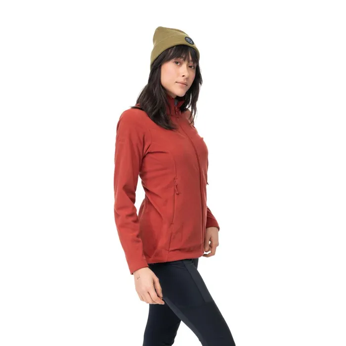 Women Bergans Of Norway Fleece Finnsnes Fleece W Jacket Chianti Red