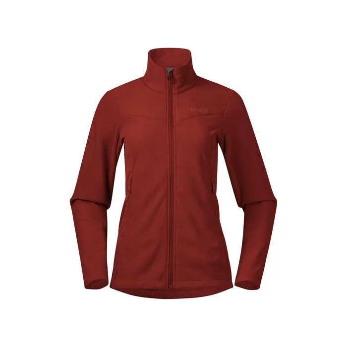 Women Bergans Of Norway Fleece Finnsnes Fleece W Jacket Chianti Red