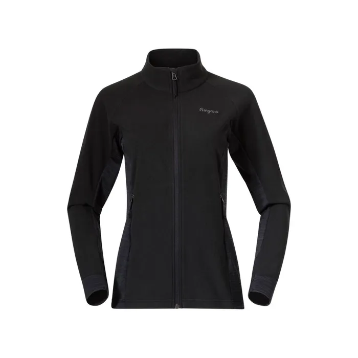 Women Bergans Of Norway Fleece Rabot Fleece Midlayer Jacket Black