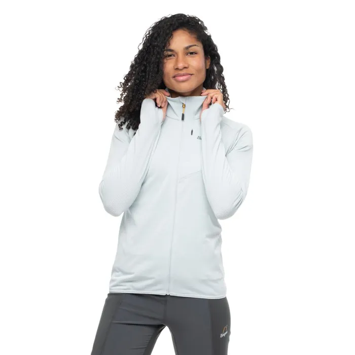 Women Bergans Of Norway Fleece Y Lightline Essence Midlayer Jacket Pearl Grey