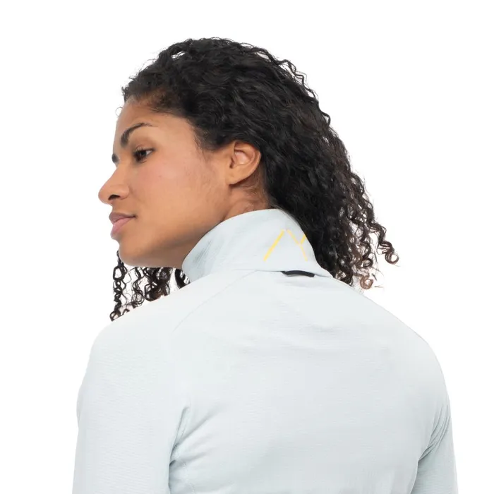 Women Bergans Of Norway Fleece Y Lightline Essence Midlayer Jacket Pearl Grey