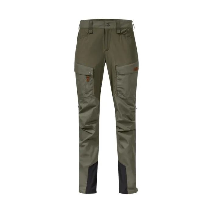Women Bergans Of Norway Hiking Pants Nordmarka Favor Outdoor Pants Green Mud