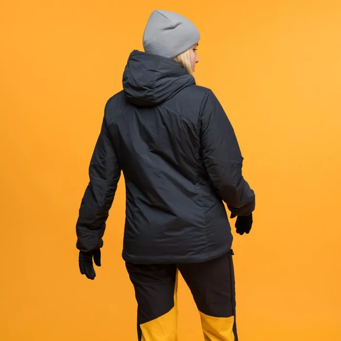 Women Bergans Of Norway Insulated Jackets Y Mountainline Insulated Windbreaker Jacket Dark Shadow Grey