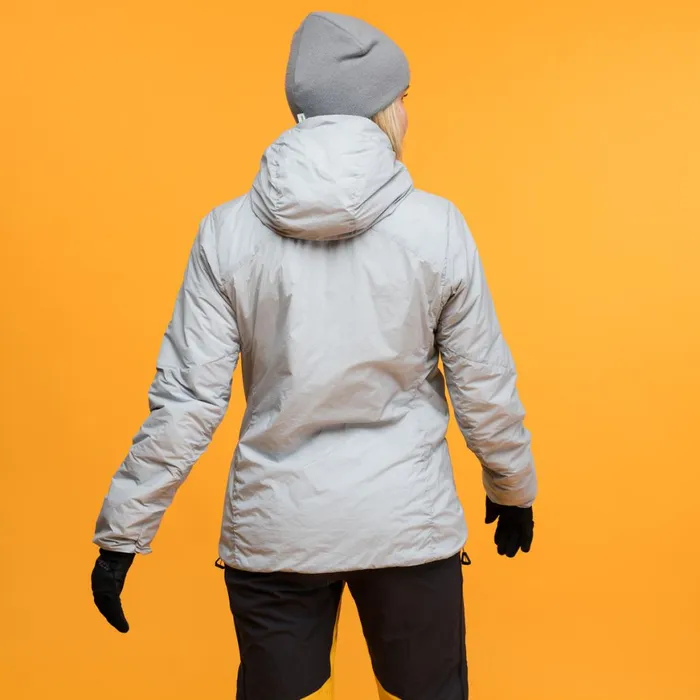 Women Bergans Of Norway Insulated Jackets Y Mountainline Insulated Windbreaker Jacket Pearl Grey