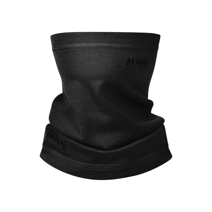Women Bergans Of Norway Neck Warmers Bergans Wool Neck Warmer Black