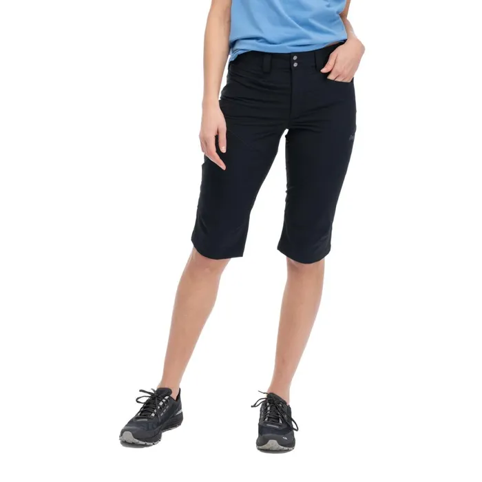 Women Bergans Of Norway Pirate Pants Vandre Light Softshell Long Shorts Black