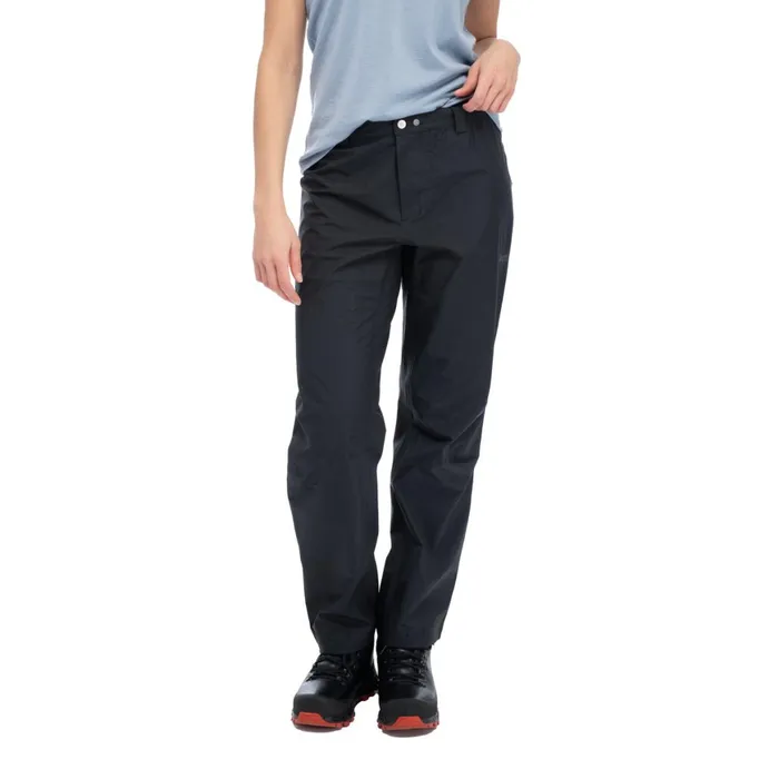 Women Bergans Of Norway Shell Pants Vandre Light 3l Shell Zipped Pants Black