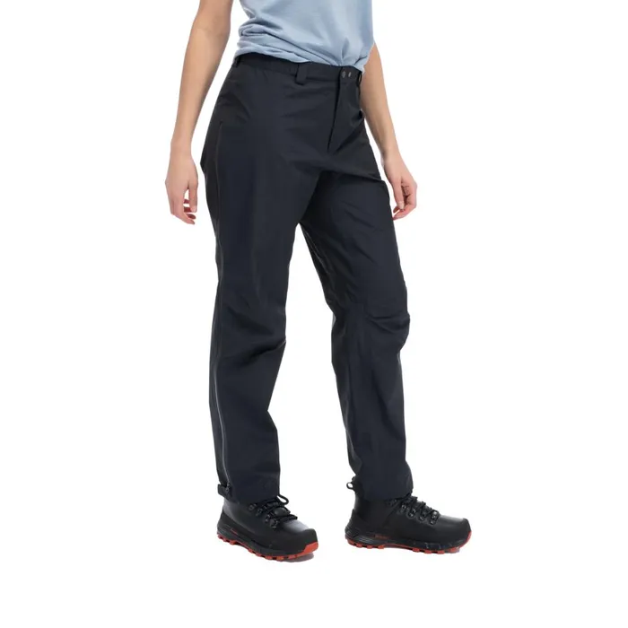 Women Bergans Of Norway Shell Pants Vandre Light 3l Shell Zipped Pants Black