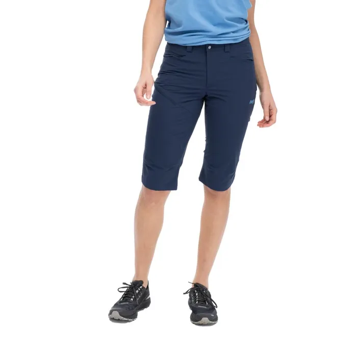Women Bergans Of Norway Shorts Vandre Light Softshell Long Shorts Navy