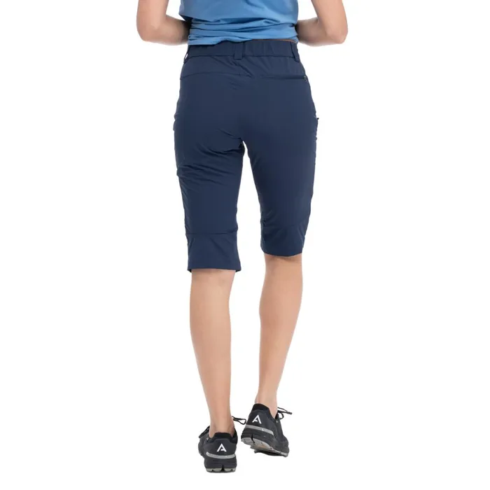 Women Bergans Of Norway Shorts Vandre Light Softshell Long Shorts Navy