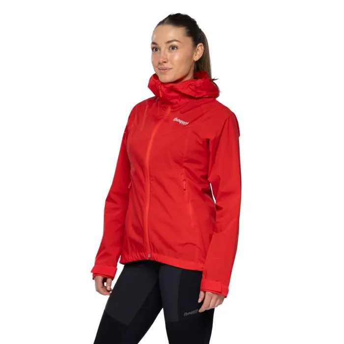 Women Bergans Of Norway Softshell Jackets Microlight W Jacket Fire Red