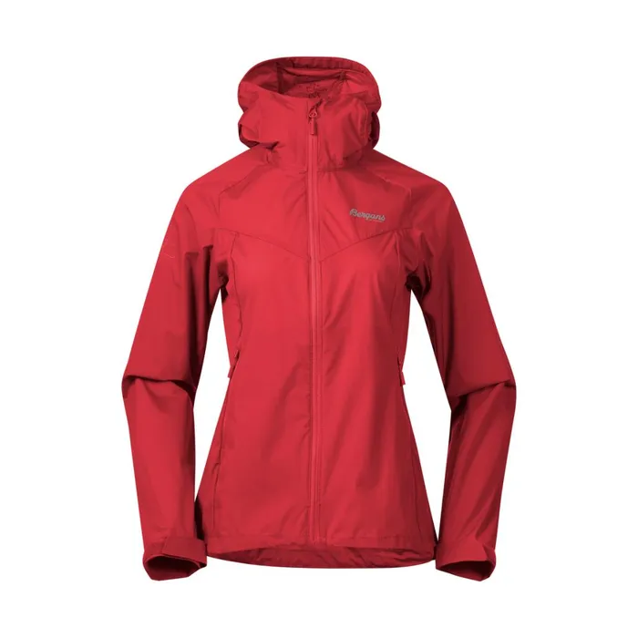 Women Bergans Of Norway Softshell Jackets Microlight W Jacket Fire Red