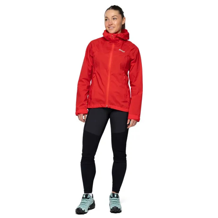 Women Bergans Of Norway Softshell Jackets Microlight W Jacket Fire Red