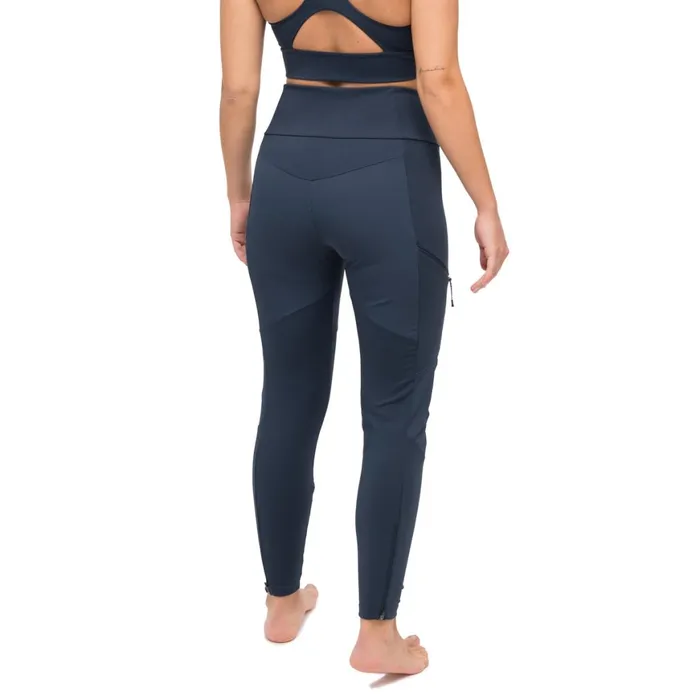 Women Bergans Of Norway Softshell Pants Tind Vertical Rock Tights Navy Blue