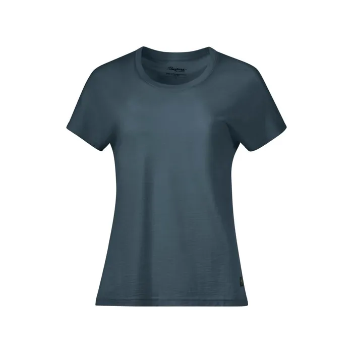 Women Bergans Of Norway TShirts Urban Wool W Tee Orion Blue