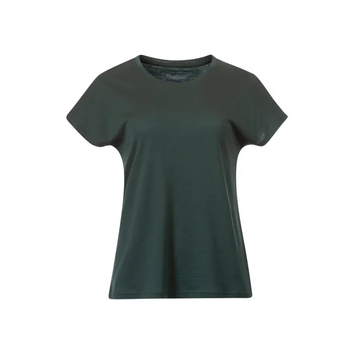 Women Bergans Of Norway TShirts Whenever Merino Tee Duke Green