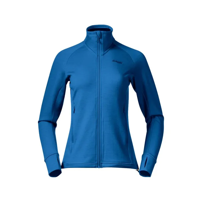 Women Bergans Of Norway Wool Ulstein Wool W Jacket North Sea Blue