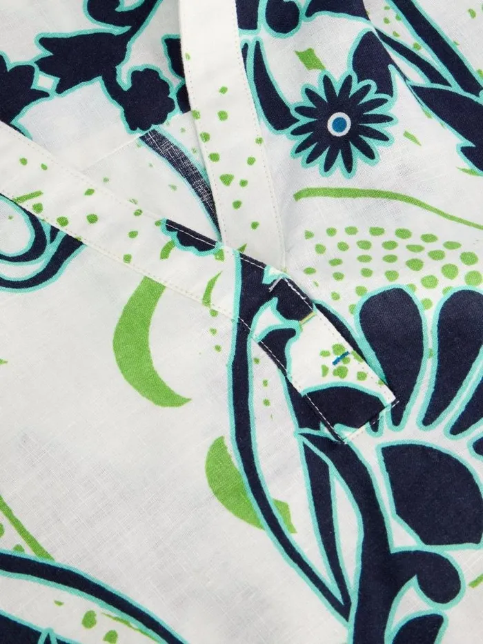 Women Blake Linen Tunic Ivory Print White Stuff Shirts and Blouses Women Blake Linen Tunic Ivory Print White Stuff Shirts and Blouses