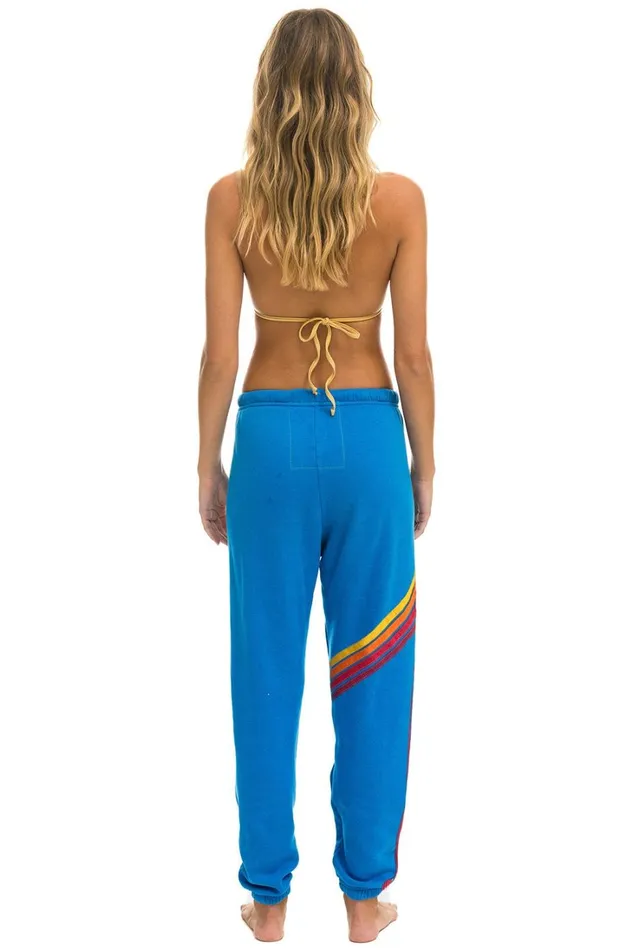 Women Bottoms Aviator Nation BLAZE 4 SWEATPANTS 8211 OCEAN Women Bottoms Aviator Nation BLAZE 4 SWEATPANTS 8211 OCEAN