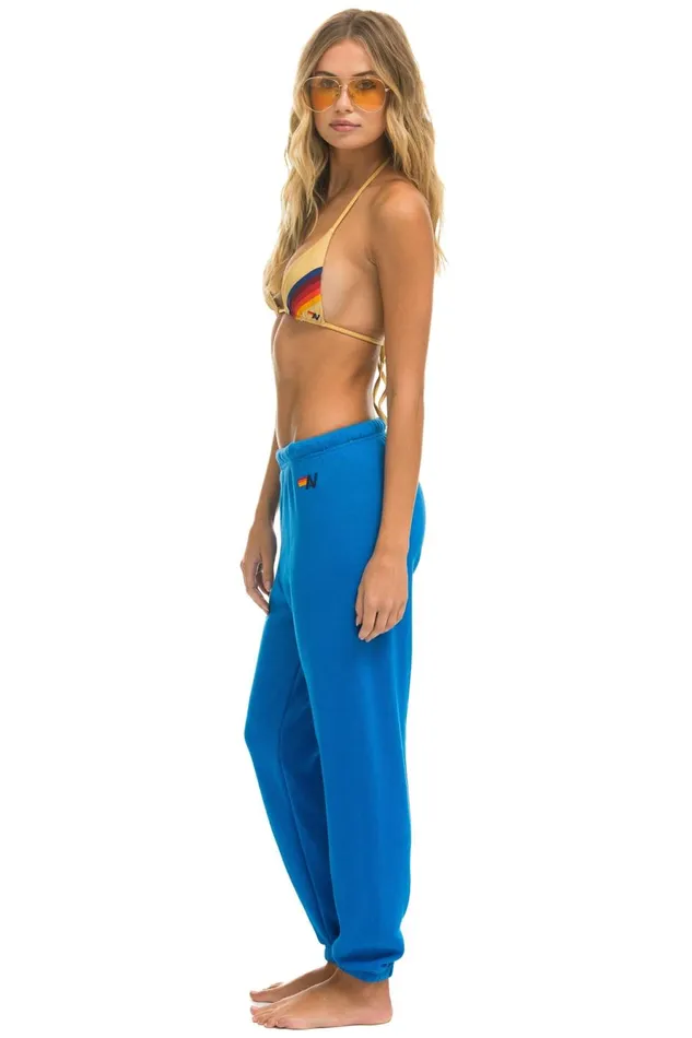 Women Bottoms Aviator Nation LOCALS ONLY SWEATPANTS 8211 OCEAN Women Bottoms Aviator Nation LOCALS ONLY SWEATPANTS 8211 OCEAN