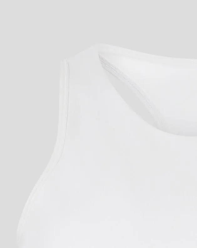 Women Castore Tops WoAMC Lightweight Performance Tank Top 8211 White