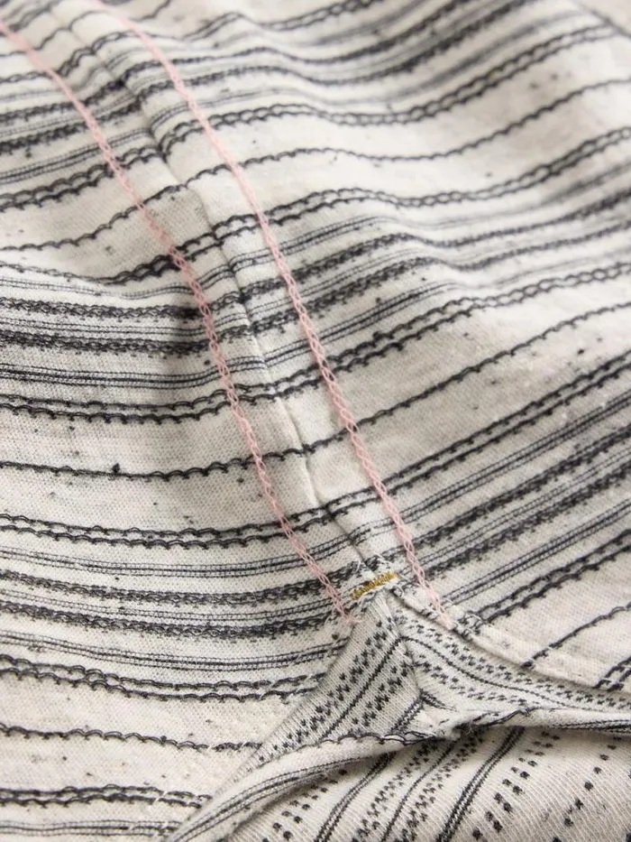 Women CLARA STITCH LS TEE Natural Multi White Stuff Tops and Tees