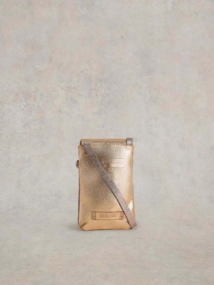 Women Clemmy Leather Phone Bag Coloured Metallic White Stuff Bags and Purses Women Clemmy Leather Phone Bag Coloured Metallic White Stuff Bags and Purses