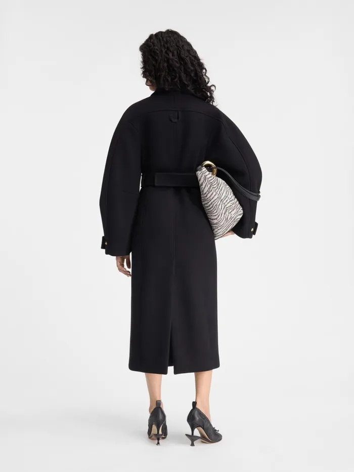 Women Coats and Jackets JACQUEMUS The Bari Coat Black