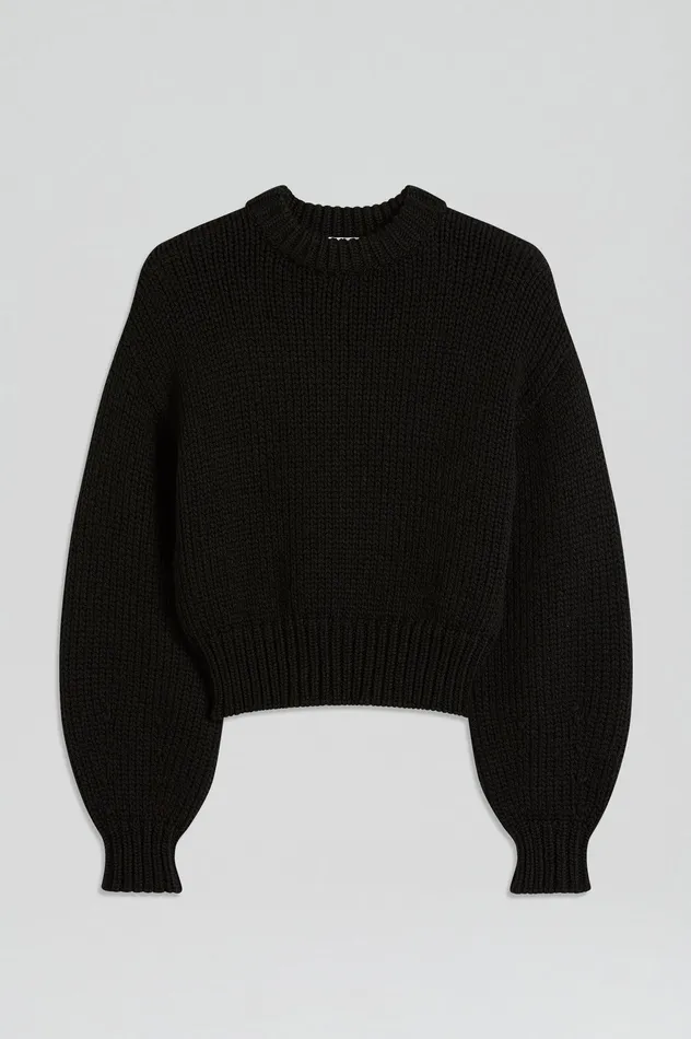 Women COCOON SWEATER BLACK Knitwear Scanlan Theodore Women COCOON SWEATER BLACK Knitwear Scanlan Theodore