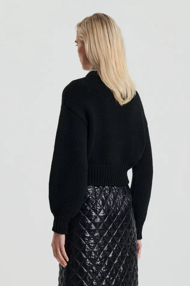 Women COCOON SWEATER BLACK Knitwear Scanlan Theodore Women COCOON SWEATER BLACK Knitwear Scanlan Theodore