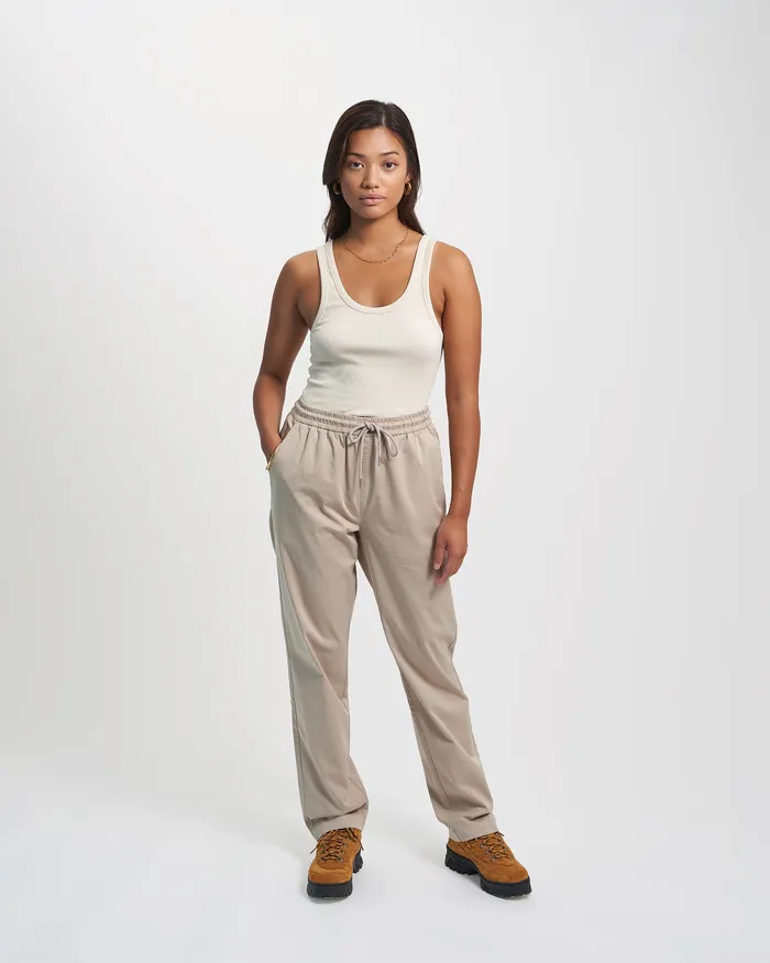 Women Colorfulstandard Organic Twill Pants 8211 Storm Grey Pants