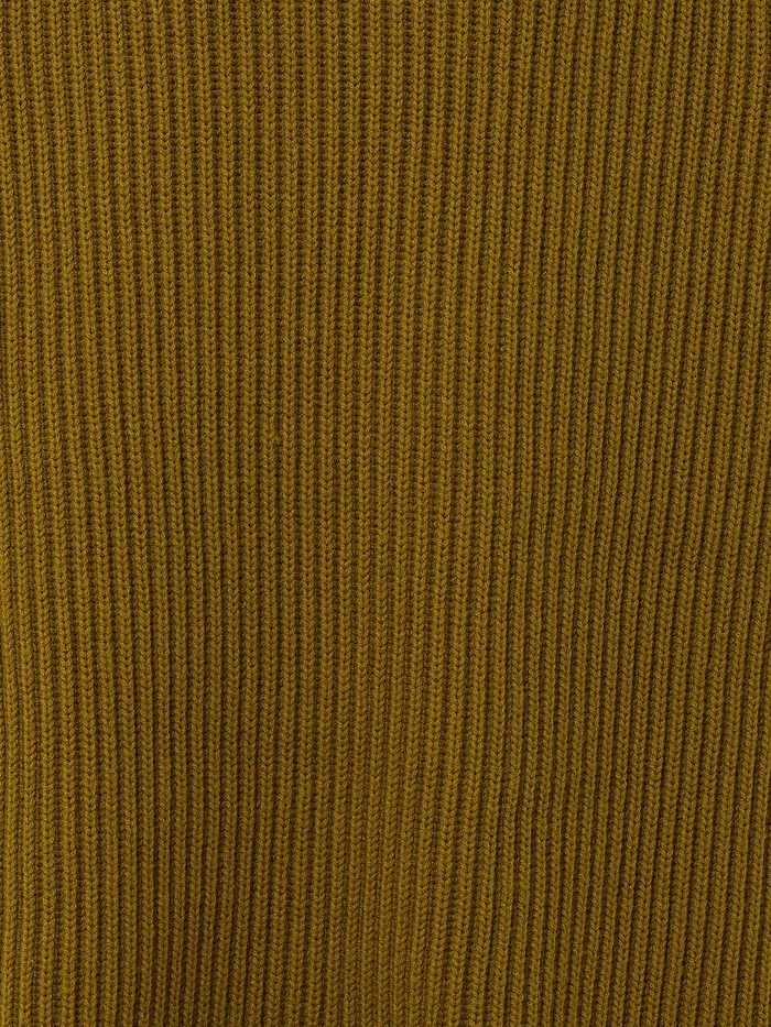 Women Cotton Blend Faroe Fishermans Khaki Jigsaw Knitwear and Cashmere