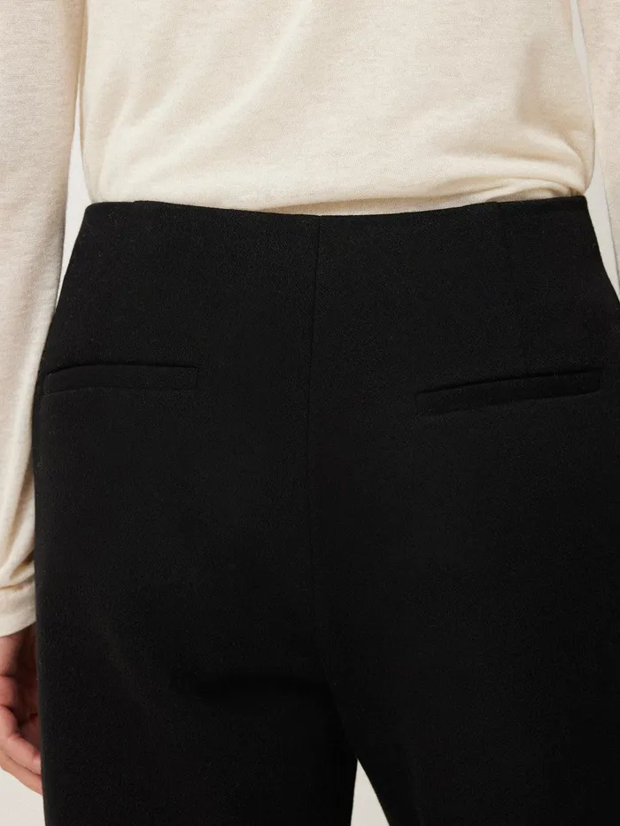 Women Crepe Ponte Jersey Blake Trouser Black Jigsaw Trousers