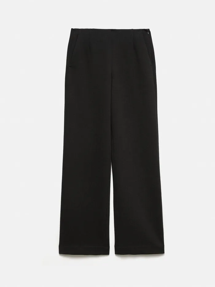 Women Crepe Ponte Jersey Blake Trouser Black Jigsaw Trousers